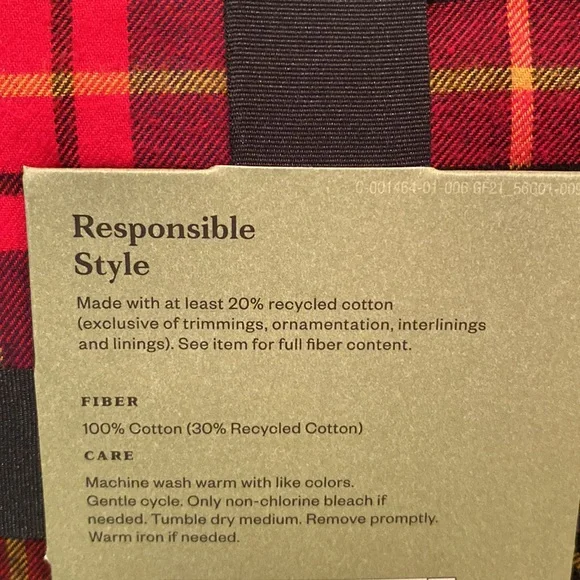 Brand New Goodfellow & Co Red/Black Flannel Pajama Pants… - Picture 3 of 3